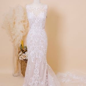 Maggie Sottero 20MS697LT Ivory/Nude Size 12 Bridal Gown